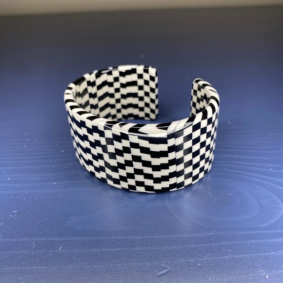 Machete Jewelry Machete Jumbo Cuff Bracelet In Black White